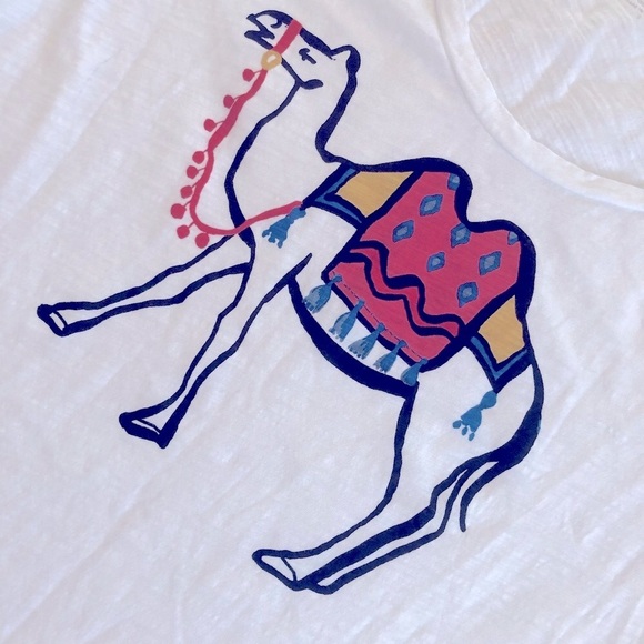 Loft camel print  Shirt - Picture 3 of 3